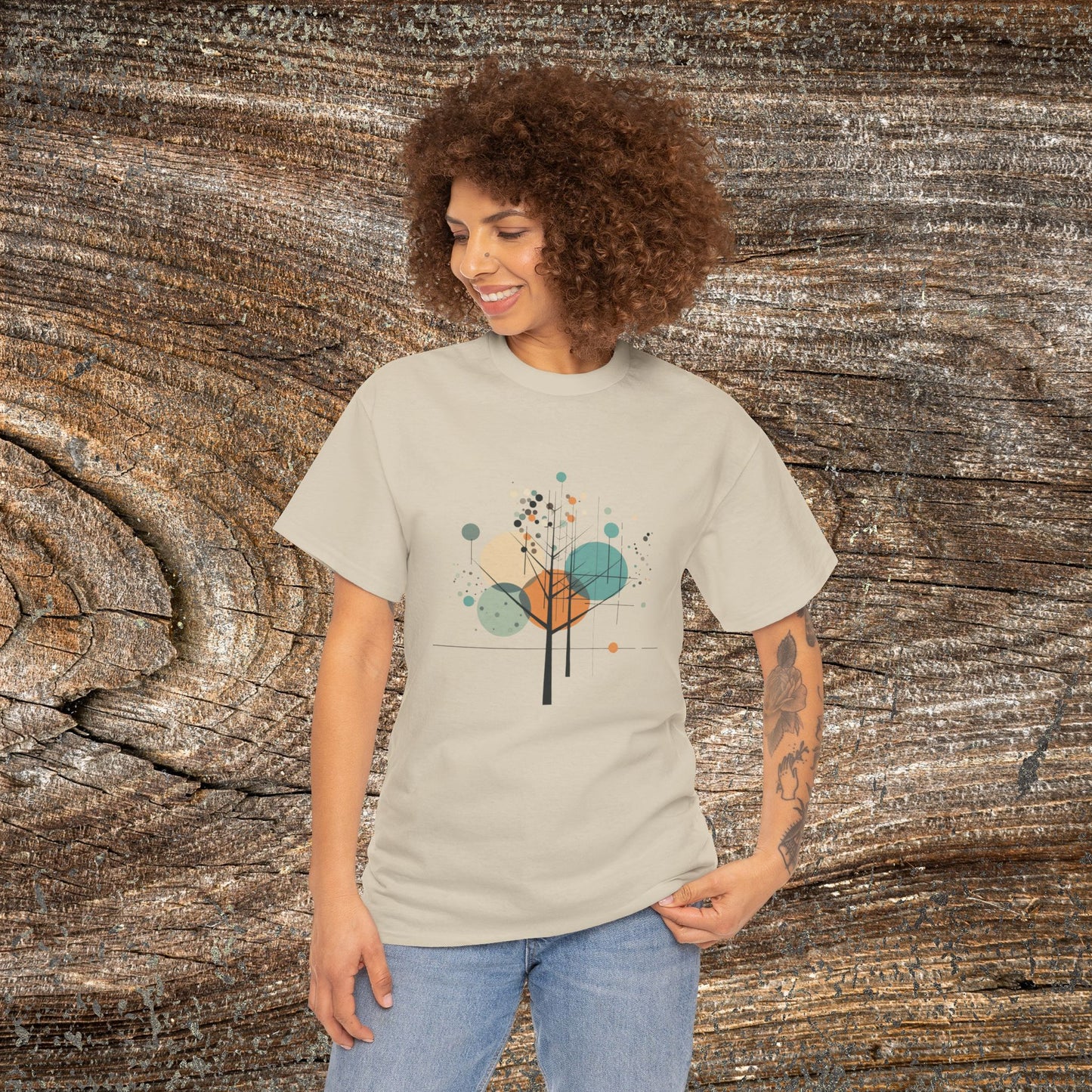 Boho Tree Abstract TShirt - Nature Lover Gift