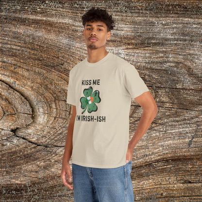 Kiss Me I'm Irish-ish Shamrock Tee | St. Patrick's Day Clover Shirt