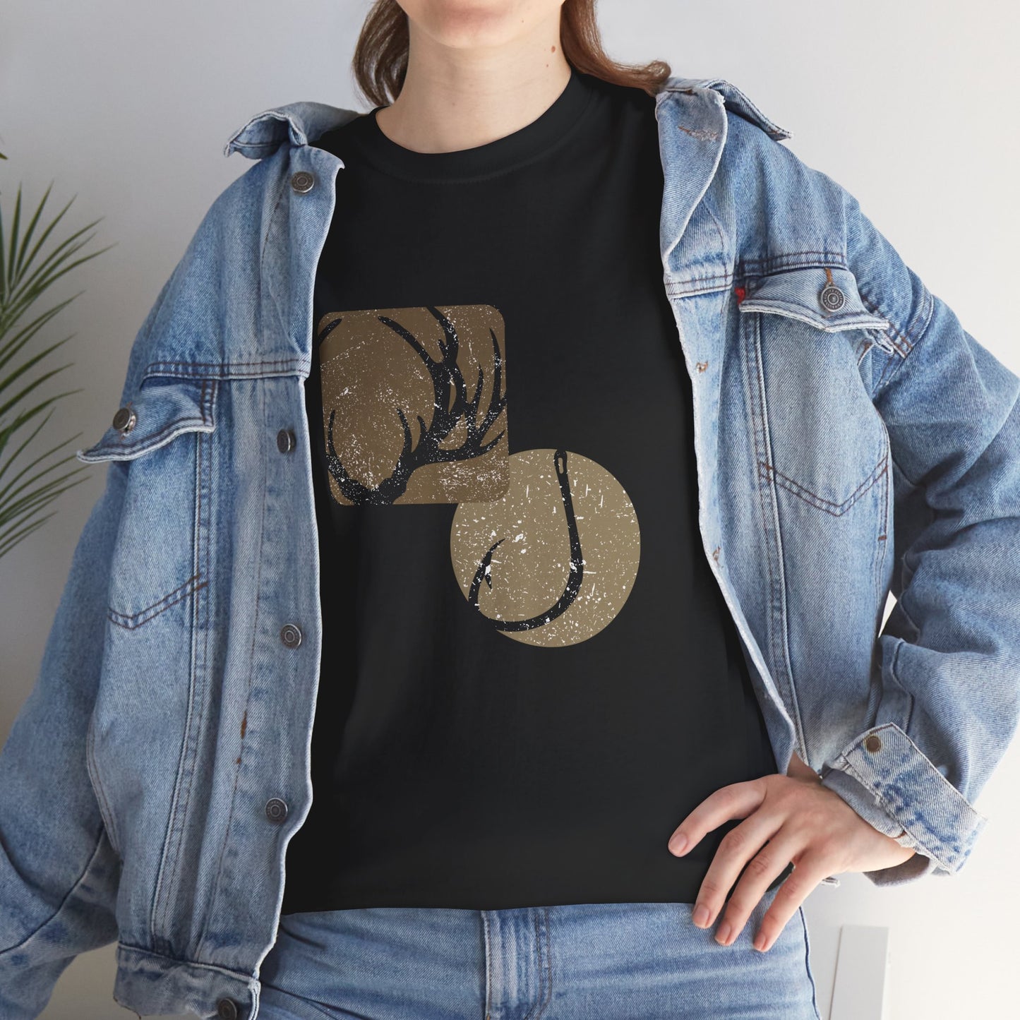 Hunting & Fishing T-Shirt — Modern Outdoor Angler and Hunter Gift