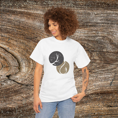 Hunting & Fishing T-Shirt — Modern Outdoor Angler and Hunter Gift