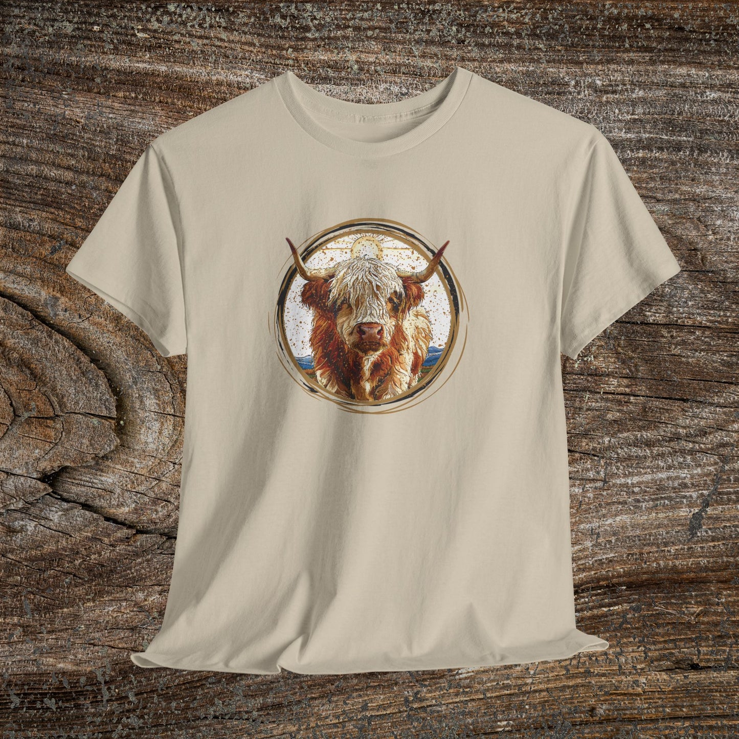 Rustic Boho Cow TShirt