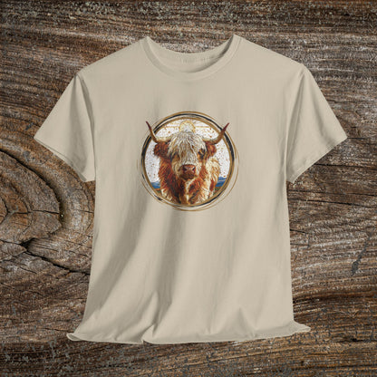 Rustic Boho Cow TShirt