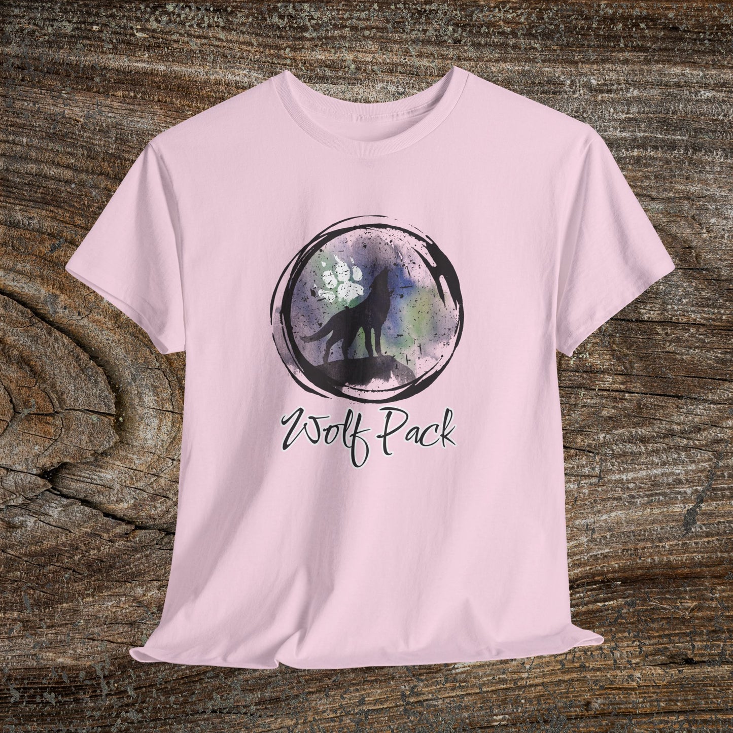 Wolf Pack Grunge Nature T-Shirt
