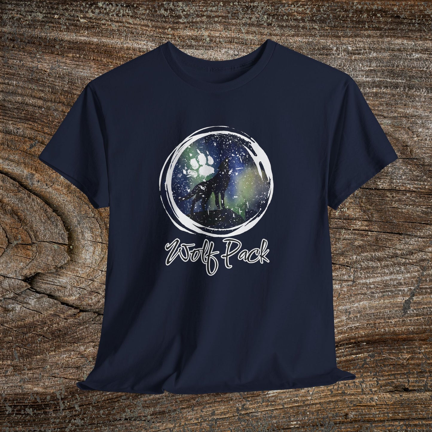 Wolf Pack Grunge Nature T-Shirt