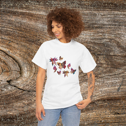 Colourful Butterfly T-Shirt — Nature Lover Gift