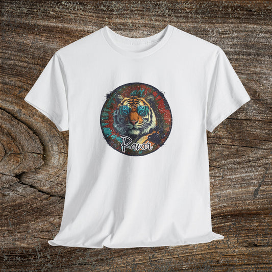 Grunge Rawr Tiger T-Shirt — Vintage Tiger Graphic Tee
