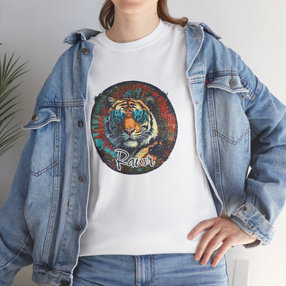 Grunge Rawr Tiger T-Shirt — Vintage Tiger Graphic Tee