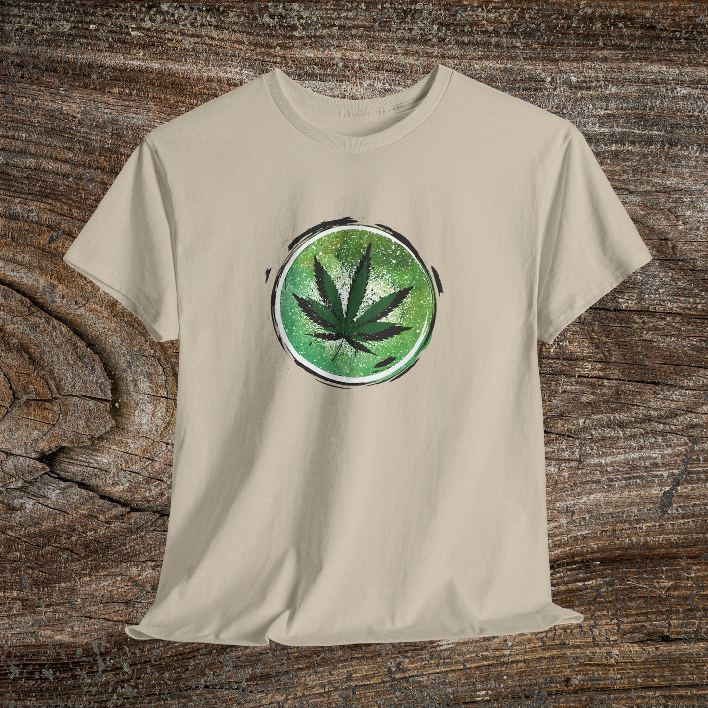 Weed Leaf 420 TShirt Grunge - Retro Weed Marijuana Stoner Gift