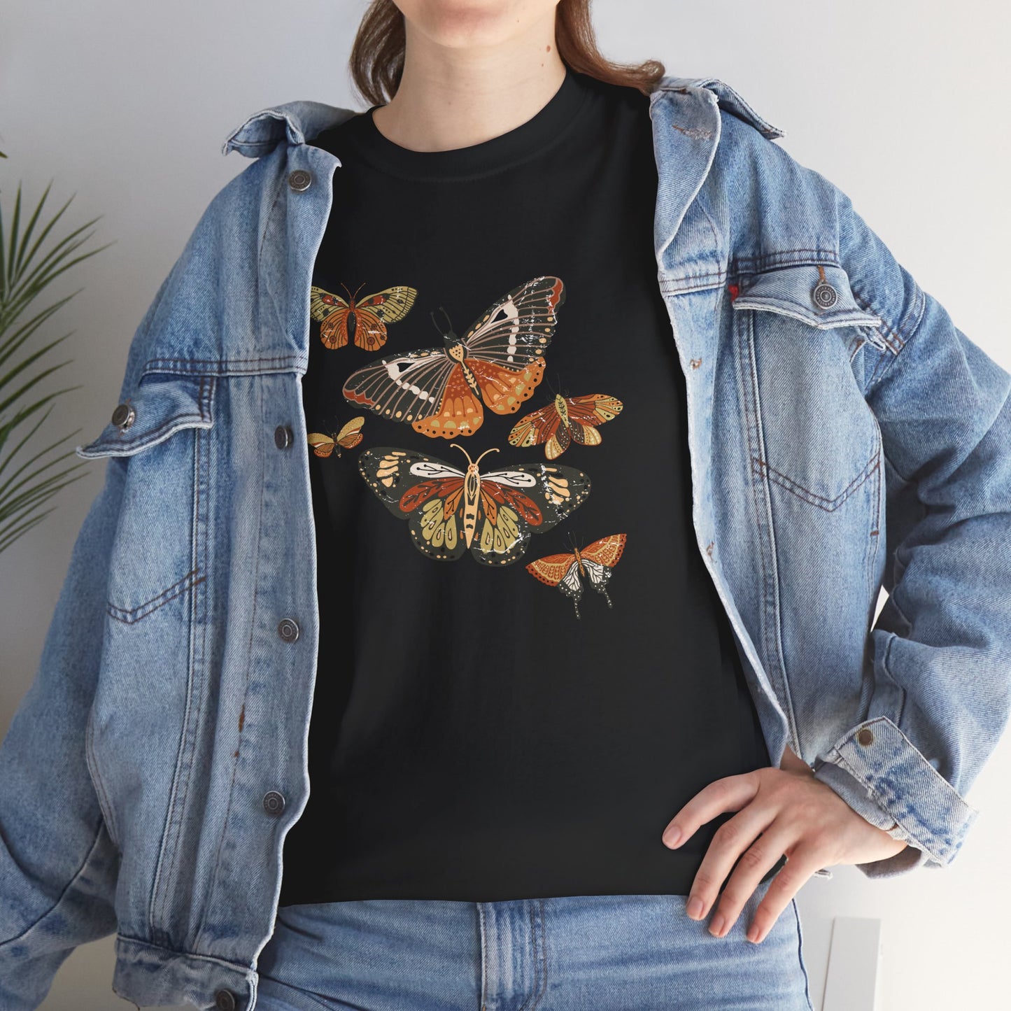 Rustic Butterfly T-Shirt — Nature Lover Gift