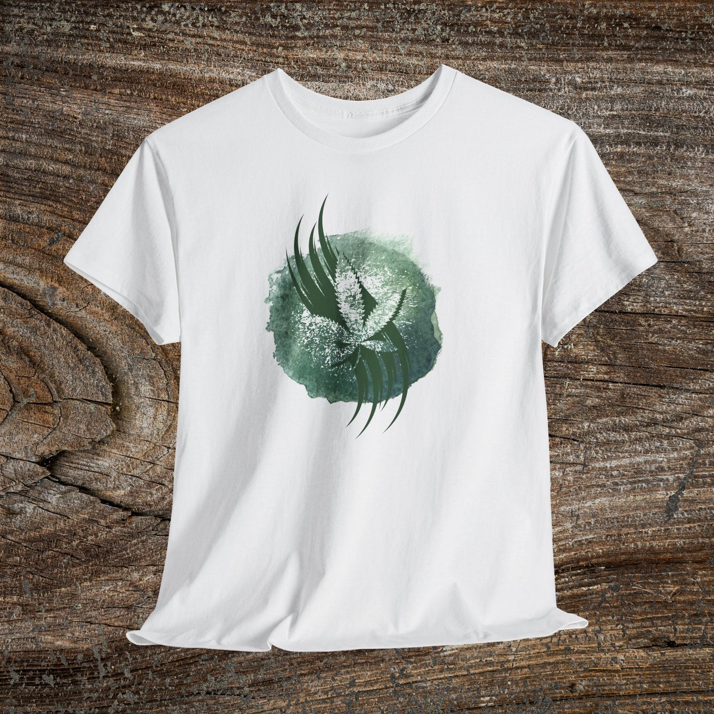 Grunge Weed Leaf 420 TShirt - Retro Marijuana Stoner Gift
