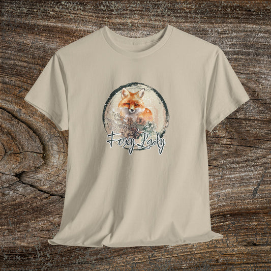Vintage 'Foxy Lady' T-Shirt — Retro Women's Empowerment Tee