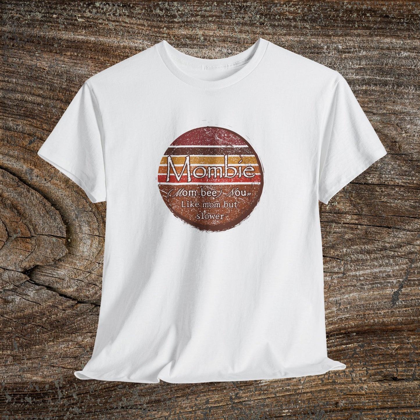 Retro Grunge "Mombie" Mom T-Shirt — Funny Mom Gift