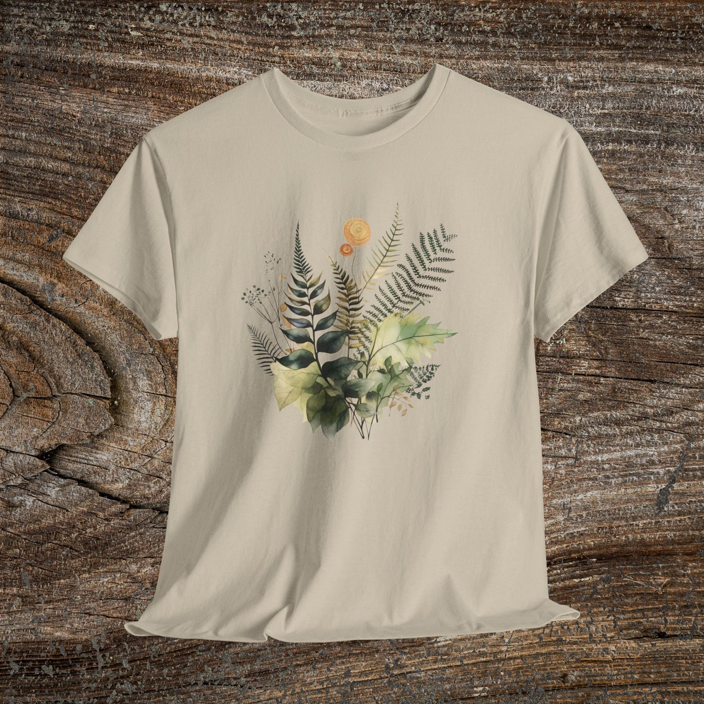 Vintage Watercolour  Floral TShirt — Botanical Graphic T-Shirt