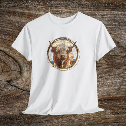 Rustic Boho Cow TShirt