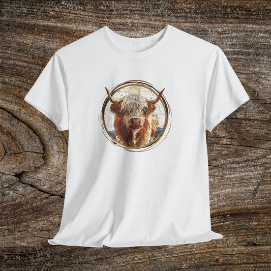 Rustic Boho Cow TShirt