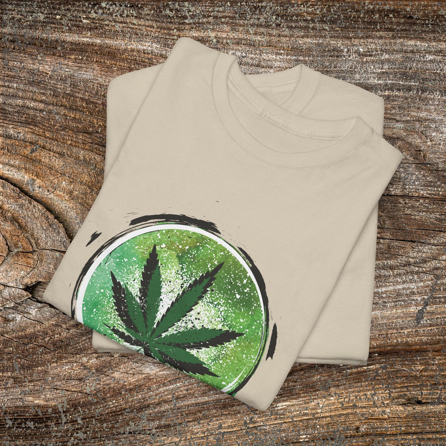 Weed Leaf 420 TShirt Grunge - Retro Weed Marijuana Stoner Gift