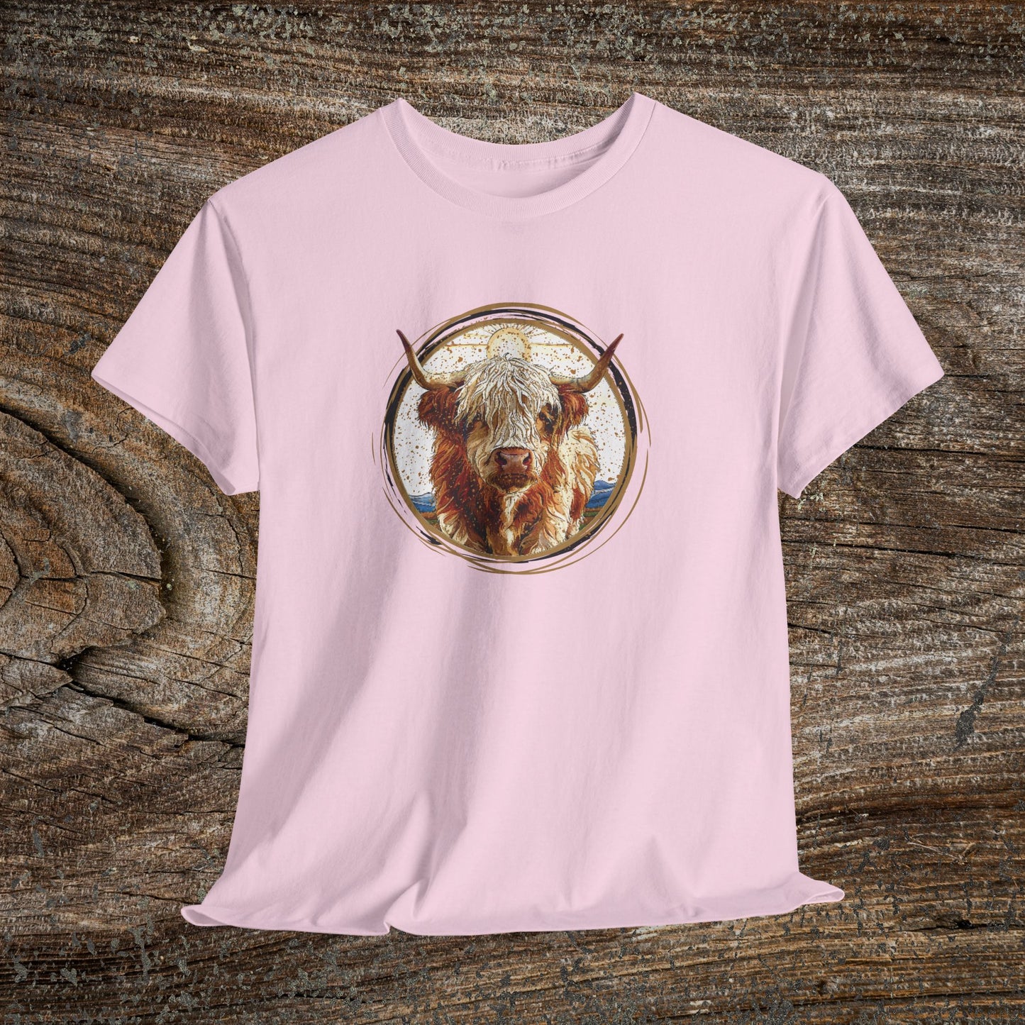 Rustic Boho Cow TShirt