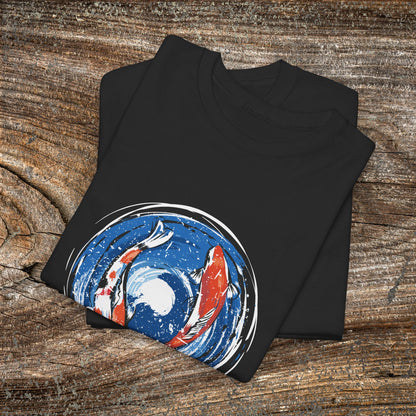 Retro Koi Fish T-Shirt — Grunge Japanese Carp Tee