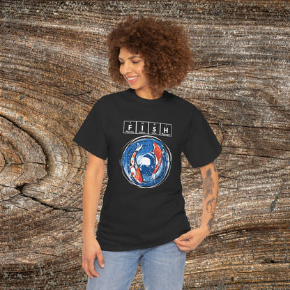 Retro Koi Fish T-Shirt — Grunge Japanese Carp Tee