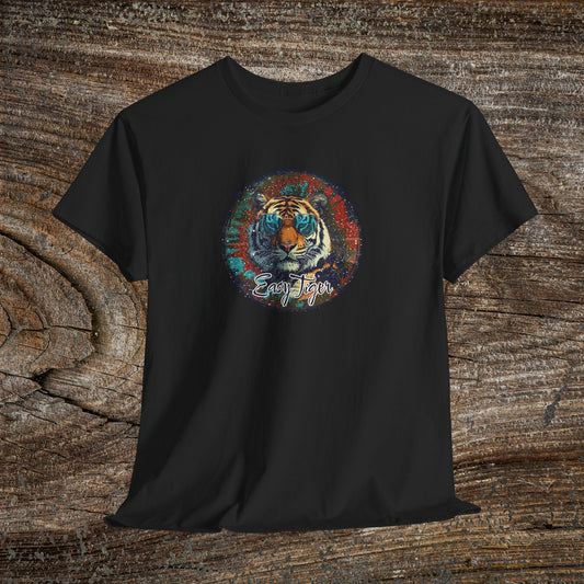 Retro Grunge 'Easy Tiger' T-Shirt — Vintage Tiger Tee