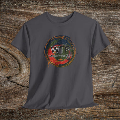 Retro Grunge Fishing TShirt - W.T.F Where's The Fish