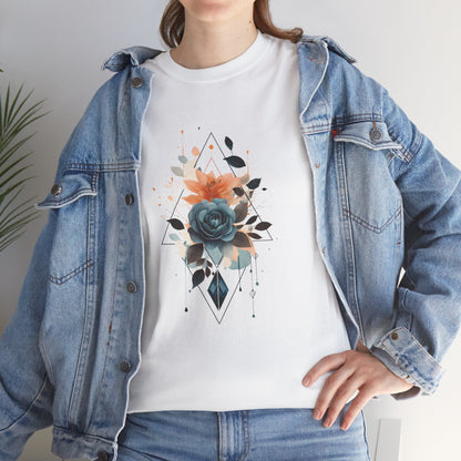 Retro Flower T-Shirt — Vintage Floral Graphic Tee