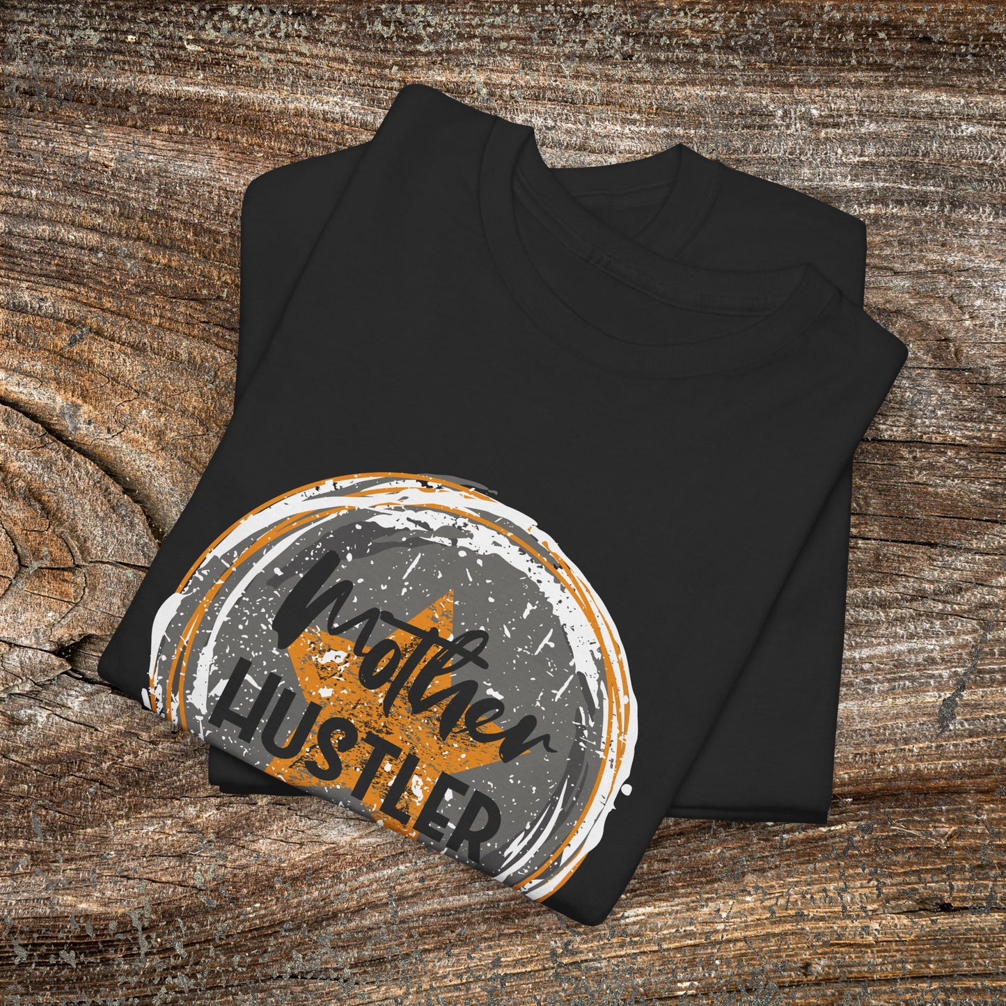 Mother Hustler Mom T-Shirt — Distressed Grunge Gift for Mom