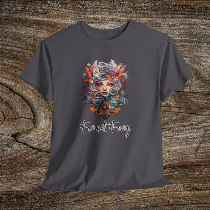 Vintage Forest Fairy T-Shirt - Enchanted Woodland Graphic Tee