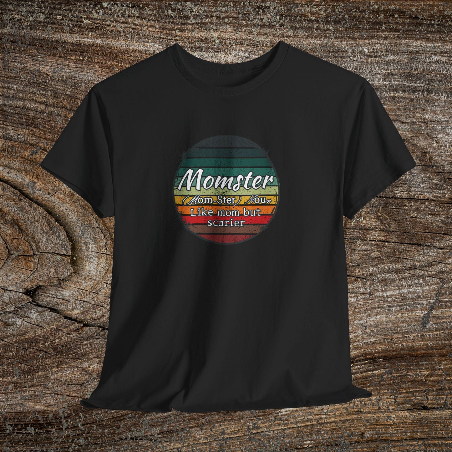 Momster Retro Grunge Mom T-Shirt — Funny Mom Gift