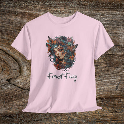 Vintage Forest Fairy T-Shirt - Enchanted Woodland Graphic Tee