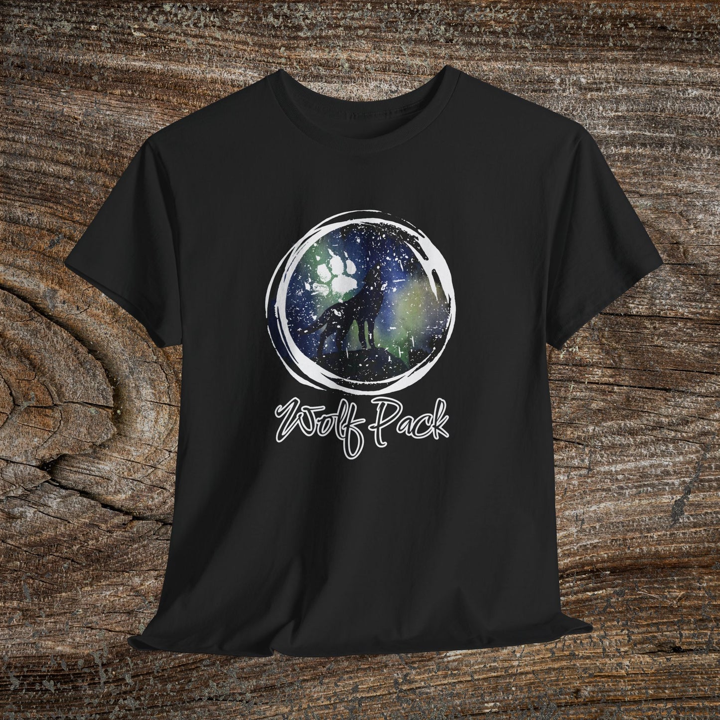 Wolf Pack Grunge Nature T-Shirt