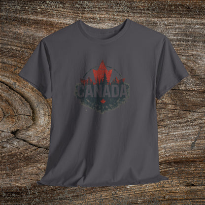 Distressed Canadian Logo T-Shirt — Grunge Canada Tee