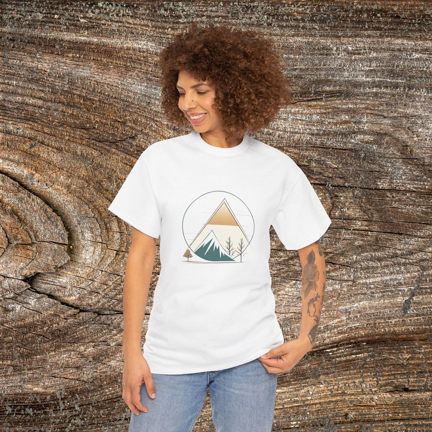Boho Mountain Landscape T-Shirt