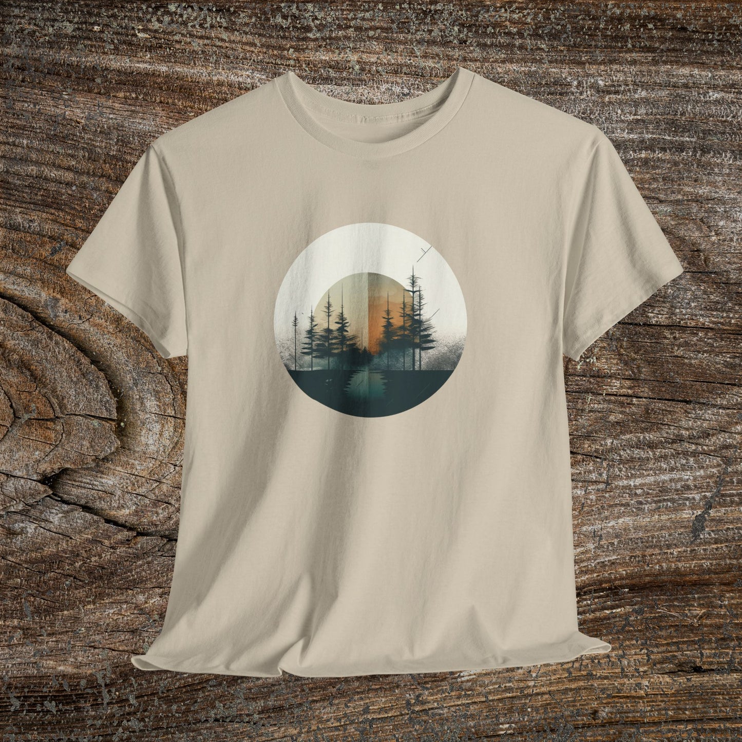 Vintage Mountain Landscape TShirt - Nature Lover Gift