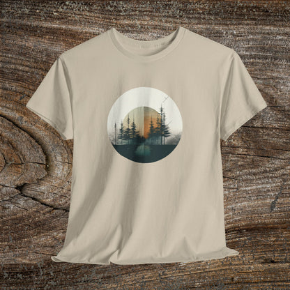 Vintage Mountain Landscape TShirt - Nature Lover Gift