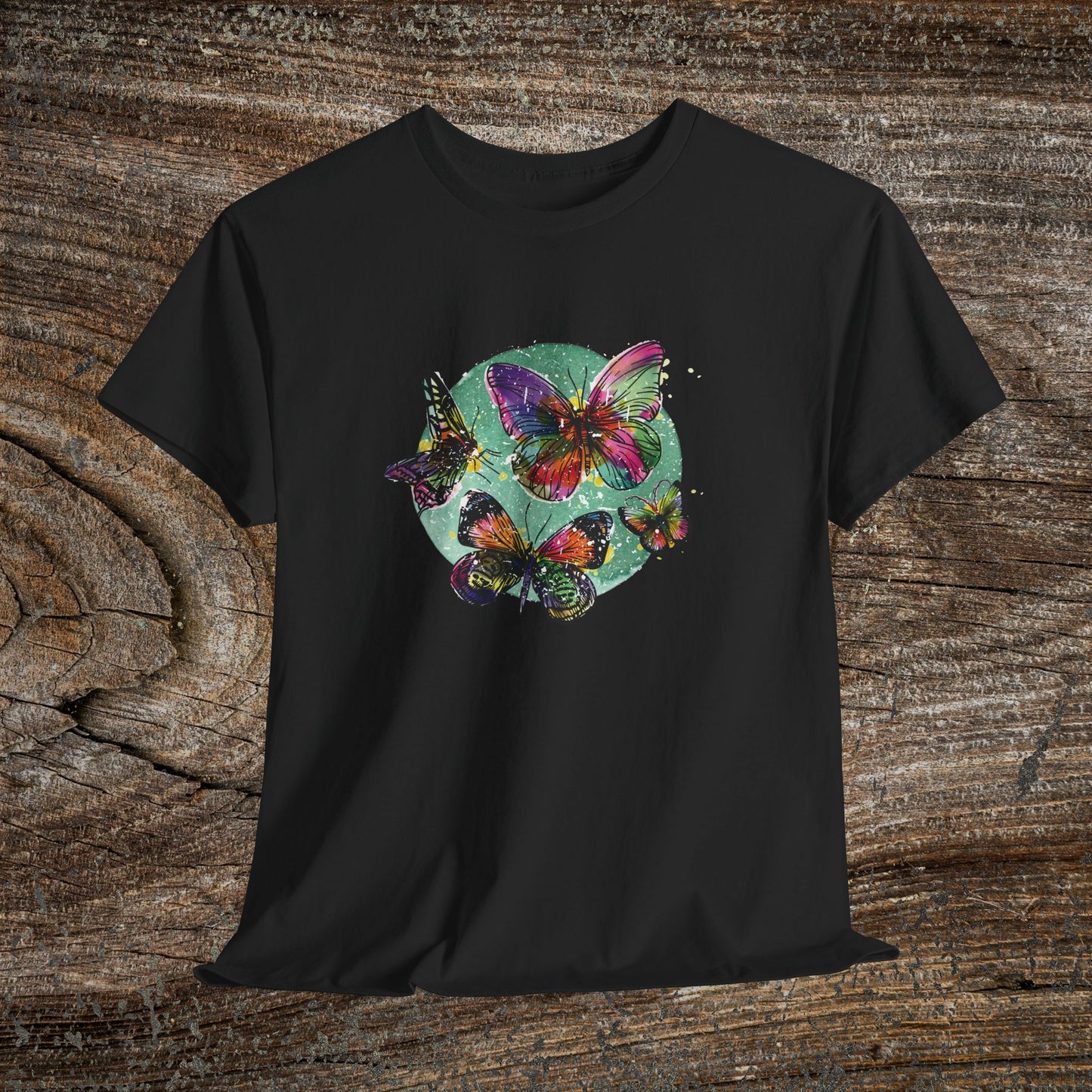 Watercolour Butterfly T-Shirt — Nature Lover Gift