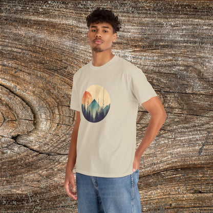 Vintage Mountain Landscape TShirt - Nature Lover Gift