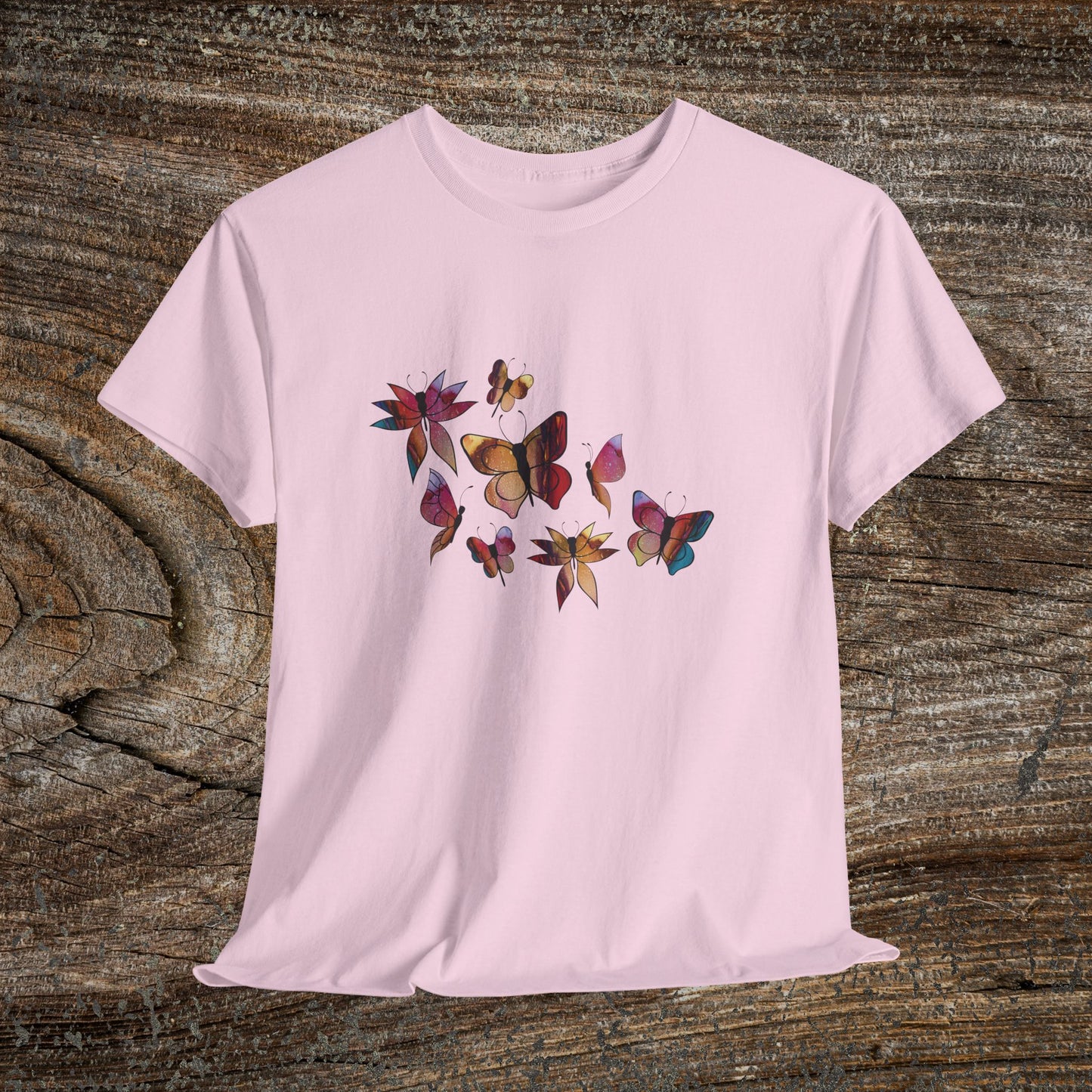 Colourful Butterfly T-Shirt — Nature Lover Gift