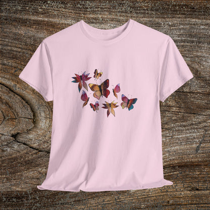 Colourful Butterfly T-Shirt — Nature Lover Gift