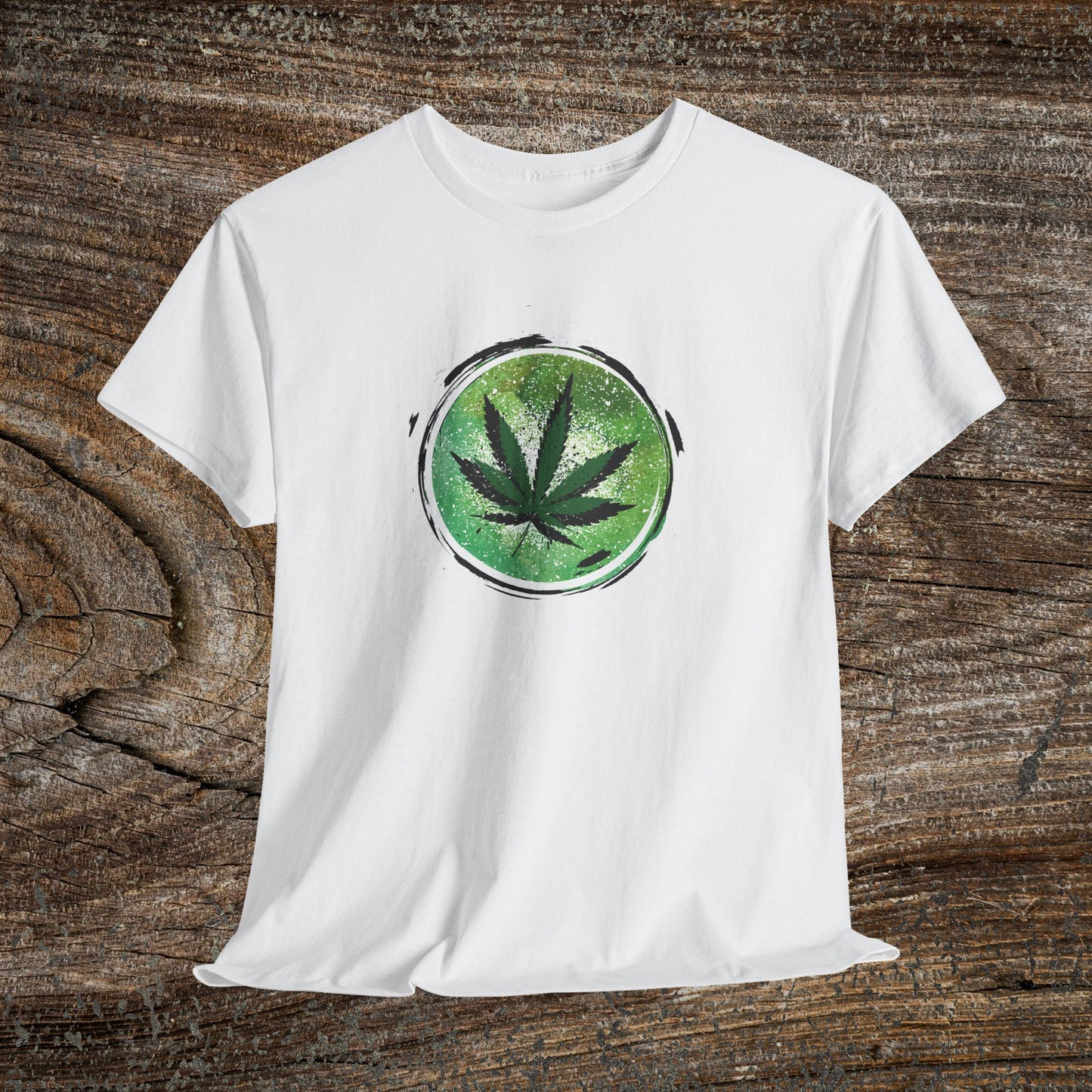 Weed Leaf 420 TShirt Grunge - Retro Weed Marijuana Stoner Gift