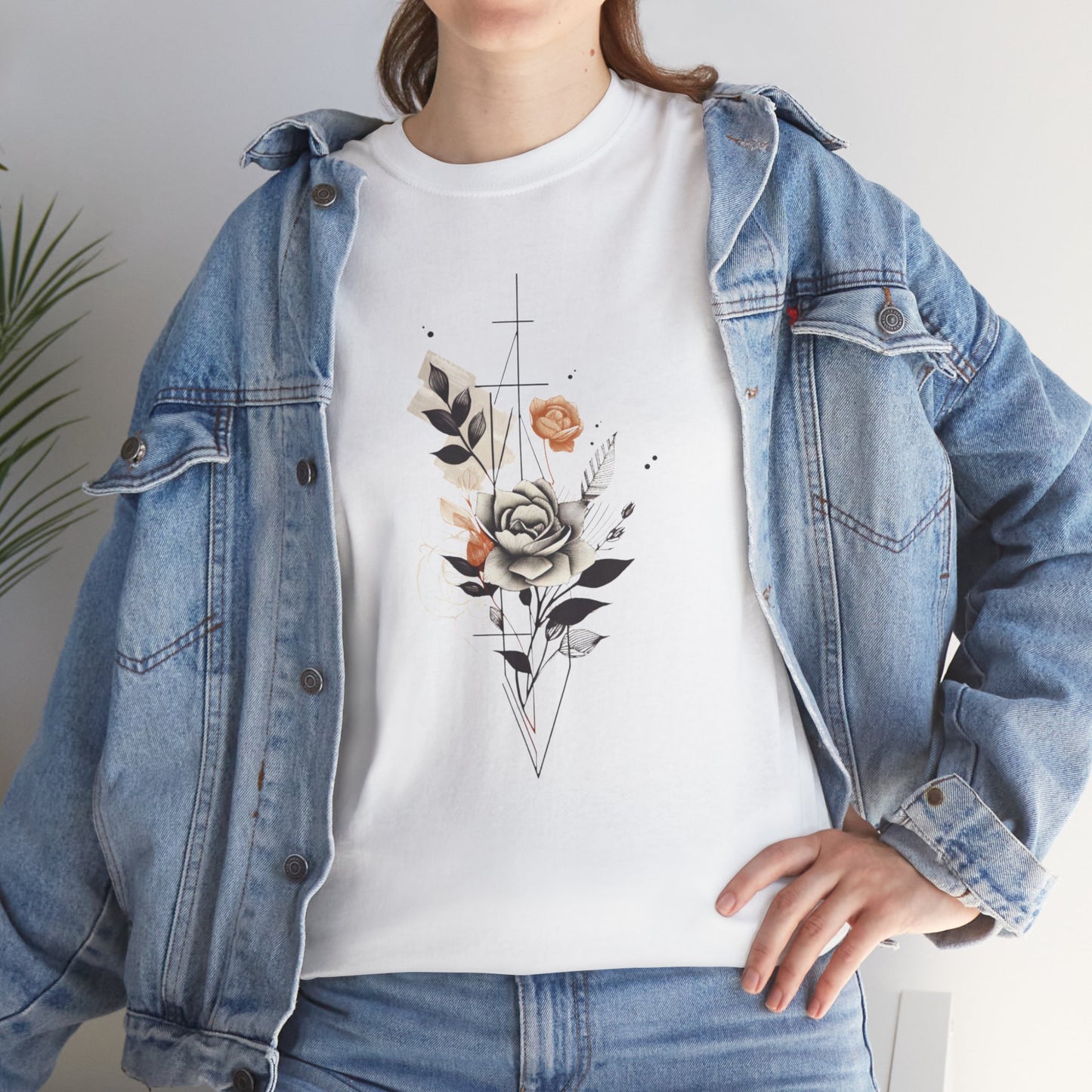 Retro Flower T-Shirt — Vintage Floral Graphic Tee