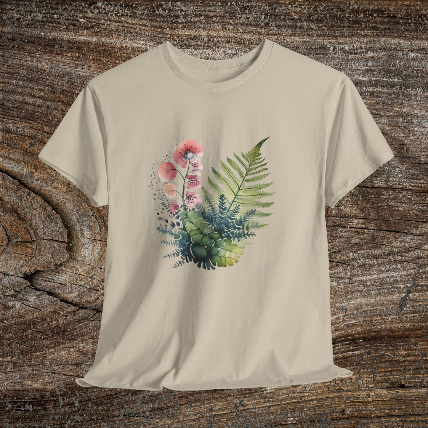 Vintage Botanical Watercolour T-Shirt