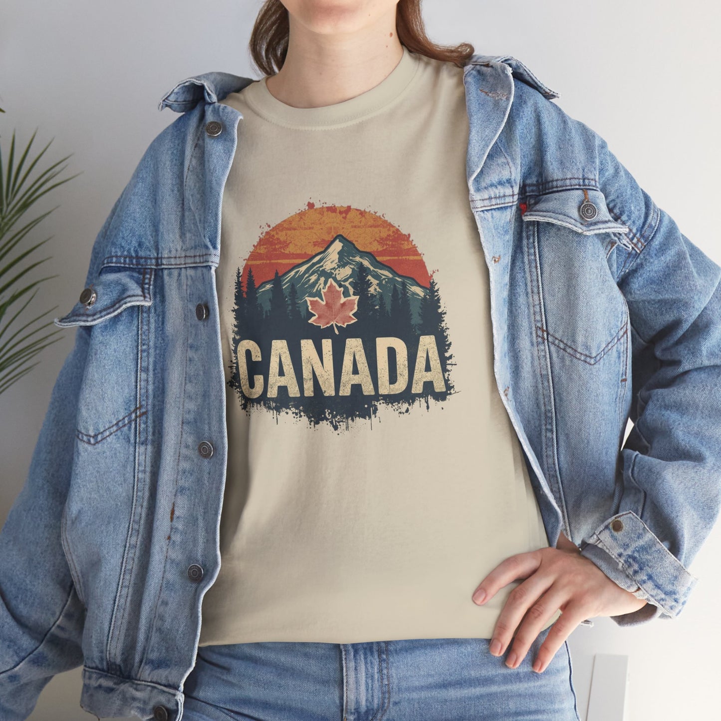 Distressed Canadian Logo T-Shirt — Grunge Canada Tee