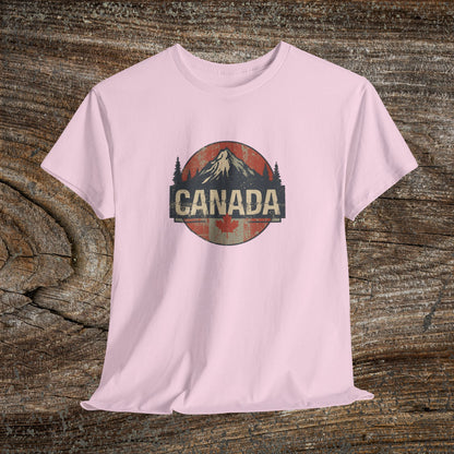Grunge Canadian Landscape T-Shirt — Distressed Canada Tee