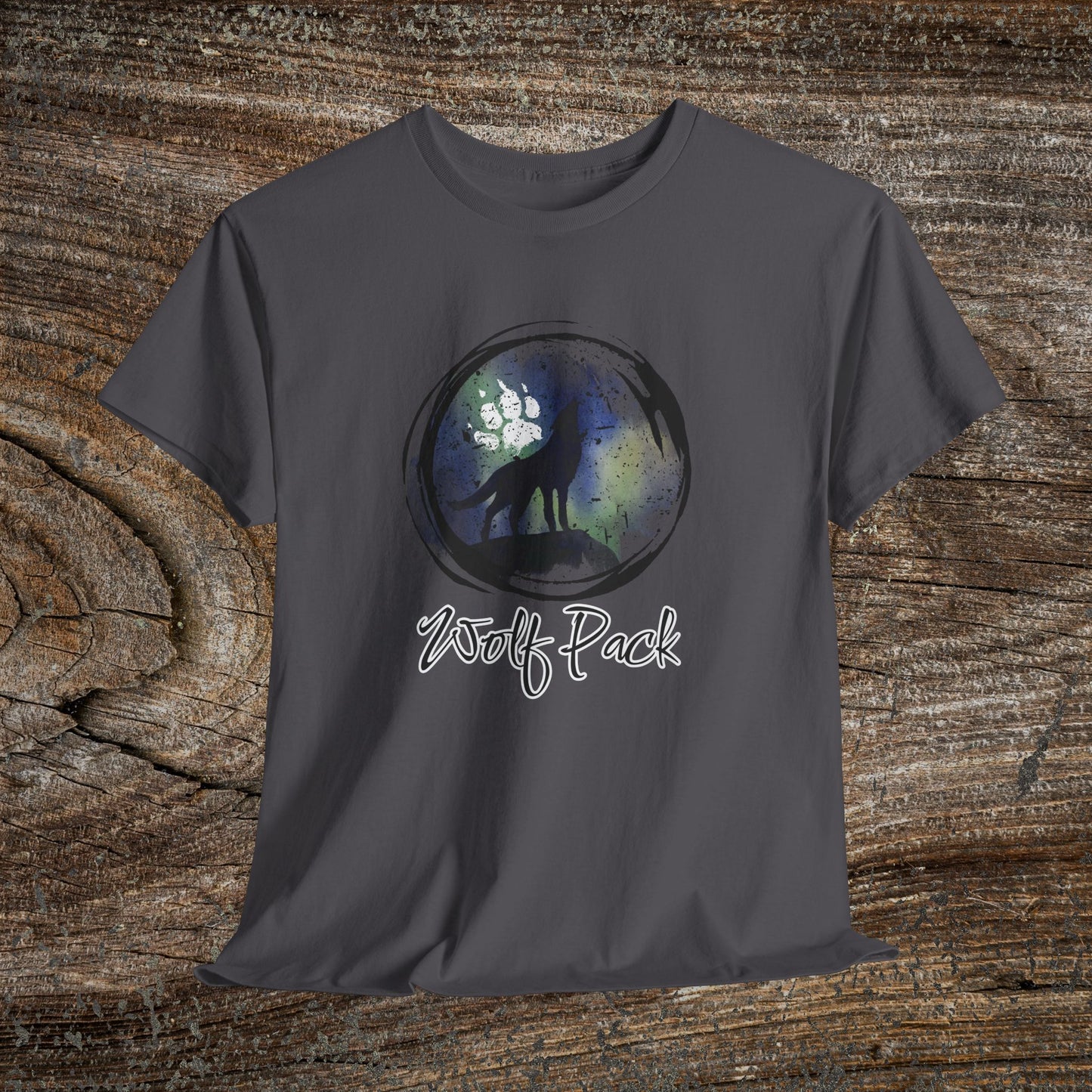 Wolf Pack Grunge Nature T-Shirt