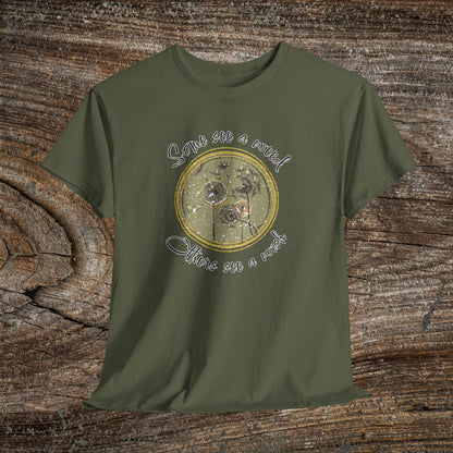 Retro Dandelion T-Shirt — "Some See a Weed, Others See a Wish" Nature Quote Tee