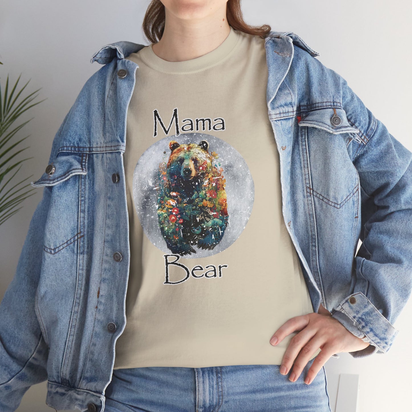 Mama Bear Nature T-Shirt - Woodland Mom Graphic Tee