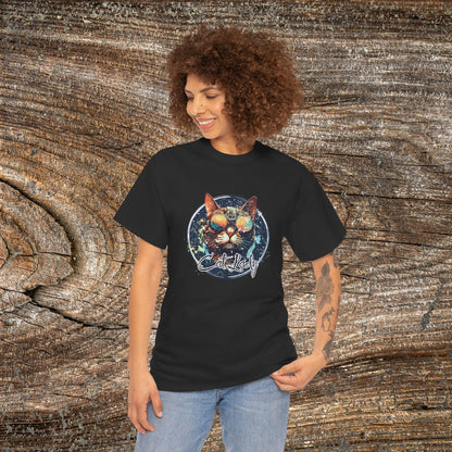 Retro Cat Lady T-Shirt — Funny Cat Lover Gift