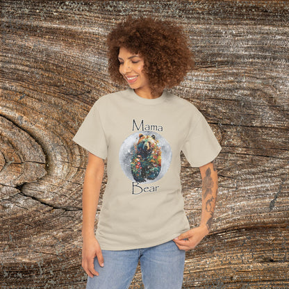 Mama Bear Nature T-Shirt - Woodland Mom Graphic Tee