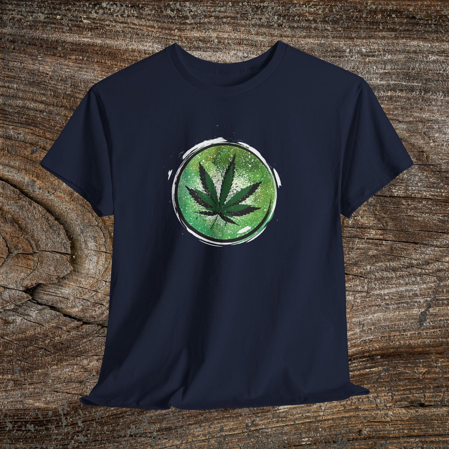 Weed Leaf 420 TShirt Grunge - Retro Weed Marijuana Stoner Gift